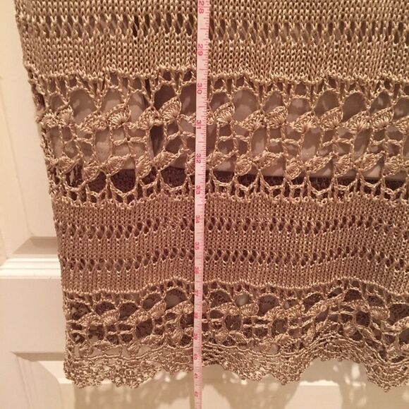 Chico’s Crochet Strapless Dress - Picture 5 of 8